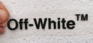 Off White Logo Iron-on Sticker (heat transfer)