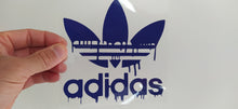 Load image into Gallery viewer, Sticker logo ADIDAS &quot;qui fond&quot; pour flocage