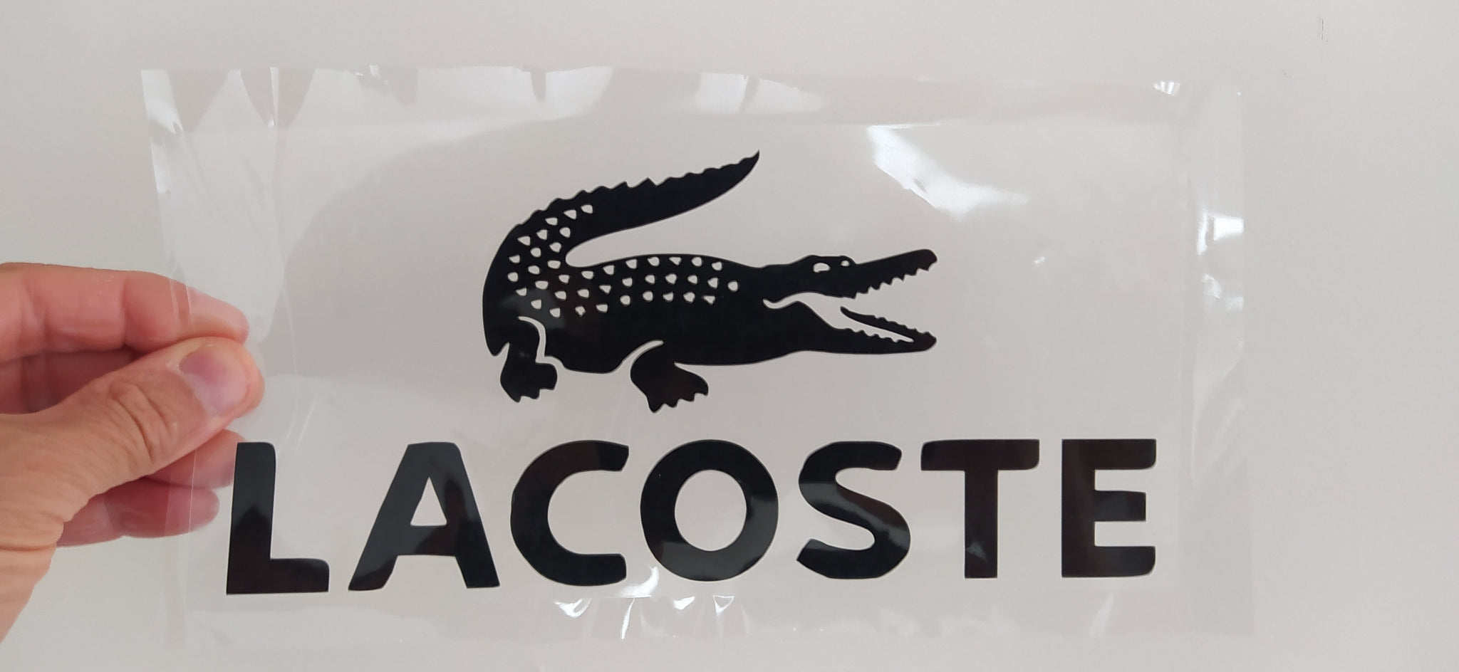 Lacoste Iron-on Sticker (heat transfer) Customisation Club