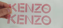 Charger l&#39;image dans la galerie, Kenzo Logo Iron-on Sticker (heat transfer)