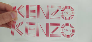 Kenzo Logo Iron-on Sticker (heat transfer)