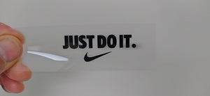 Just do it Nike Logo Iron-on Sticker (heat transfer)