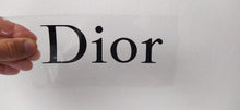 Charger l&#39;image dans la galerie, Dior Logo Iron-on Sticker (heat transfer)