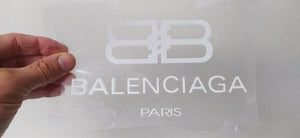 Balenciaga Logo Iron-on Sticker (heat transfer)
