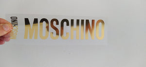 Moschino Logo Iron-on Sticker (heat transfer)