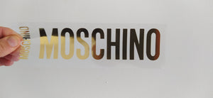 Moschino Logo Iron-on Sticker (heat transfer)