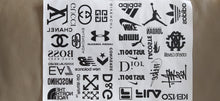 Charger l&#39;image dans la galerie, Logos variés feuille entière pour flocage