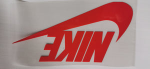 Nike logo SWOOSH sticker flex thermocollant
