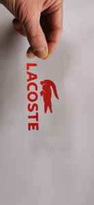 Lacoste Iron-on Sticker (heat transfer)