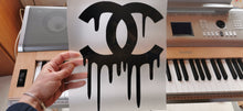 Charger l&#39;image dans la galerie, Chanel Logo Dripping Sticker Iron-on
