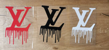 Charger l&#39;image dans la galerie, LV Louis Vuitton Logo Dripping Sticker Iron-on