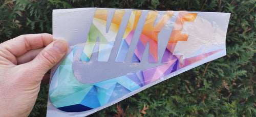 Nike grand logo coloré thermocollant pour flocage