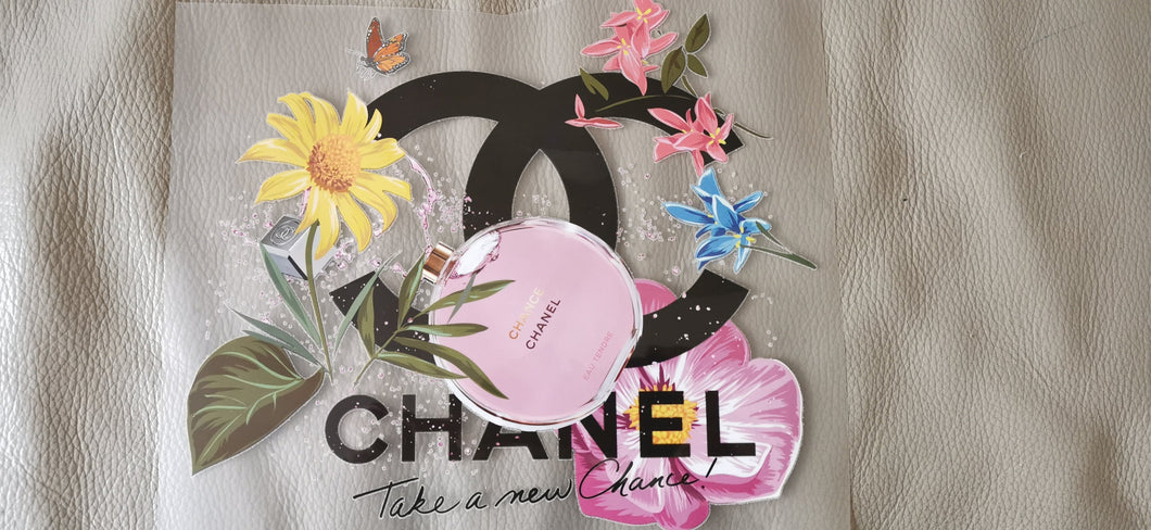 Chanel Flowers  Big Color Logo