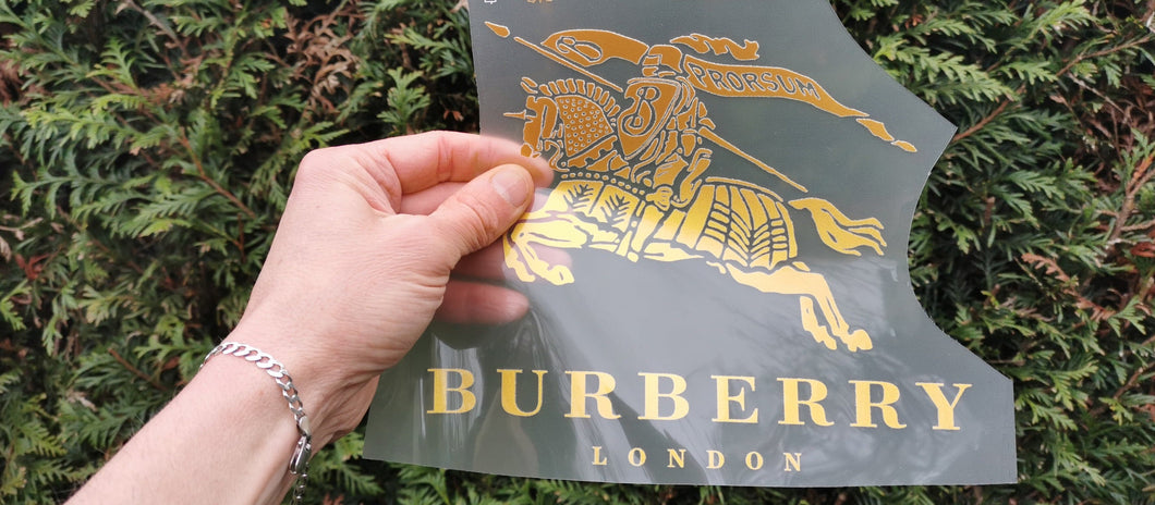 Burberry London Gold Big Color Logo