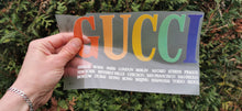Load image into Gallery viewer, Gucci Old Multicolors Big Color Logo