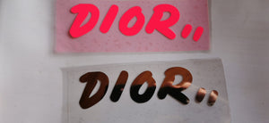 Dior x Kaws Logo Iron-on Sticker (heat transfer)