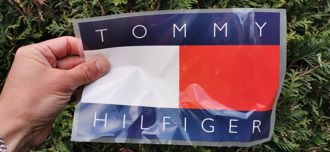 Tommy Hilfiger grand logo coloré thermocollant pour flocage