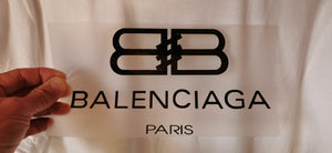Balenciaga Logo Iron-on Sticker (heat transfer)