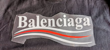 Load image into Gallery viewer, Balenciaga logo coloré thermocollant pour flocage