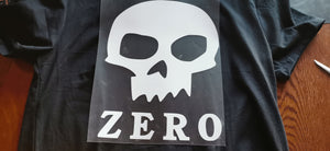 Skull zero Skateboard Logo Sticker Iron-on