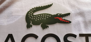 Lacoste grand logo coloré thermocollant pour flocage