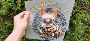 Versace Dog Big Color Logo