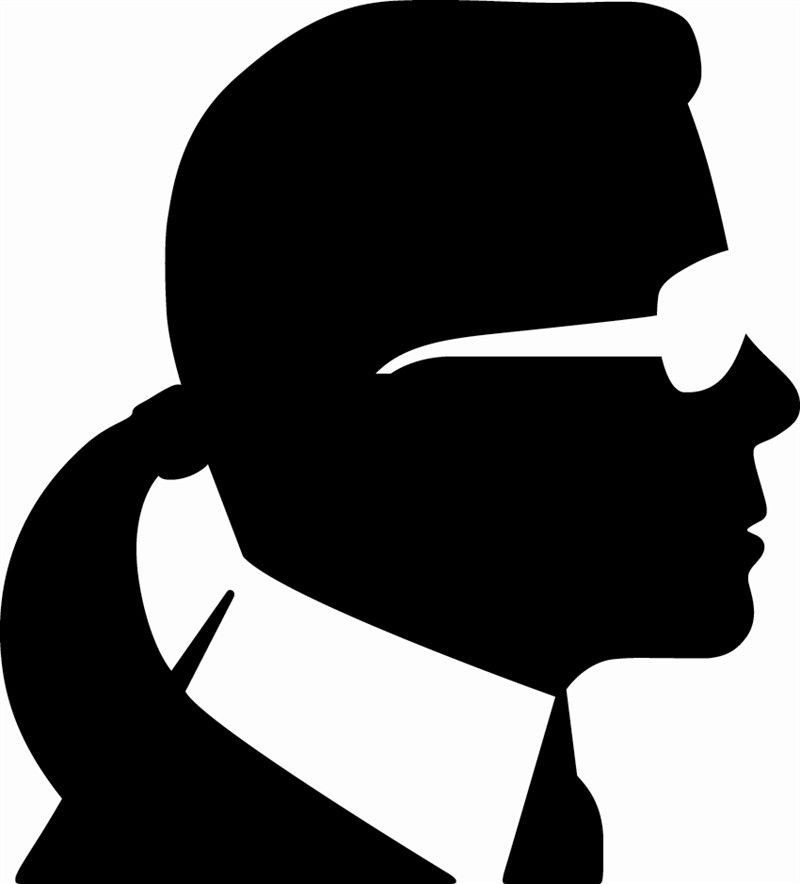 Karl Lagerfeld Logo Iron-on Sticker (heat transfer