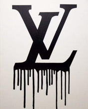 Charger l&#39;image dans la galerie, LV Louis Vuitton Logo Dripping Sticker Iron-on