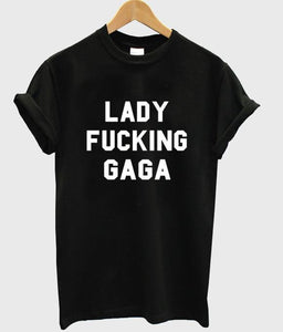 Lady Fucking Gaga Logo Iron-on Decal (heat transfer)
