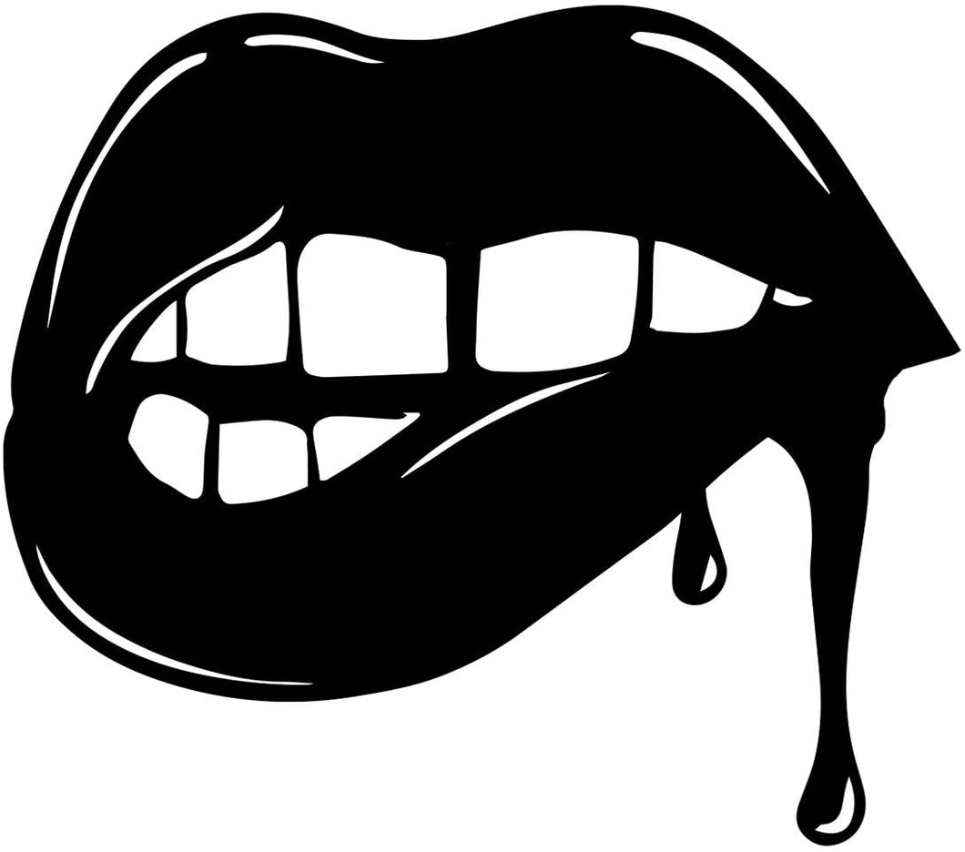 Lips Logo Dripping Sticker Iron-on