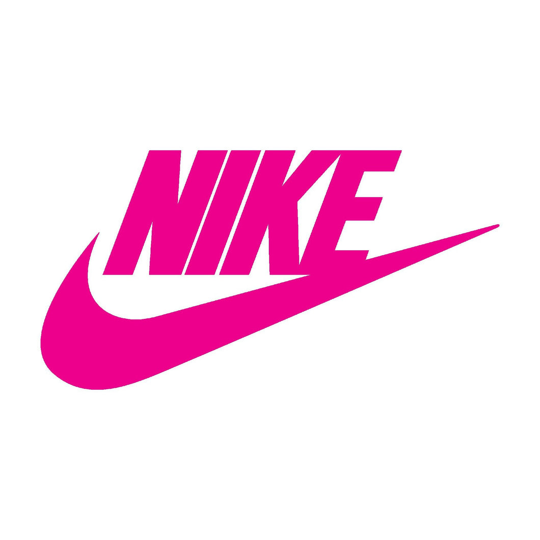 red nike logo tick / swoosh iron on or sew on patch