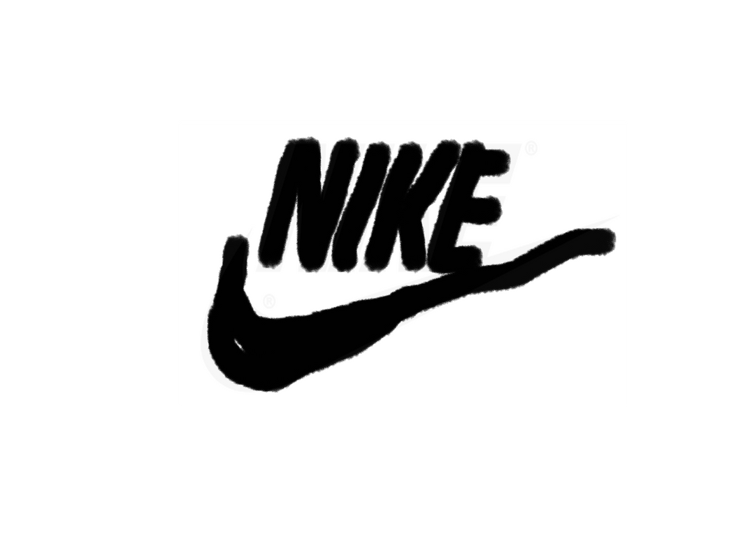 Nike Artistical Logo Iron-on Decal (heat transfer patch)