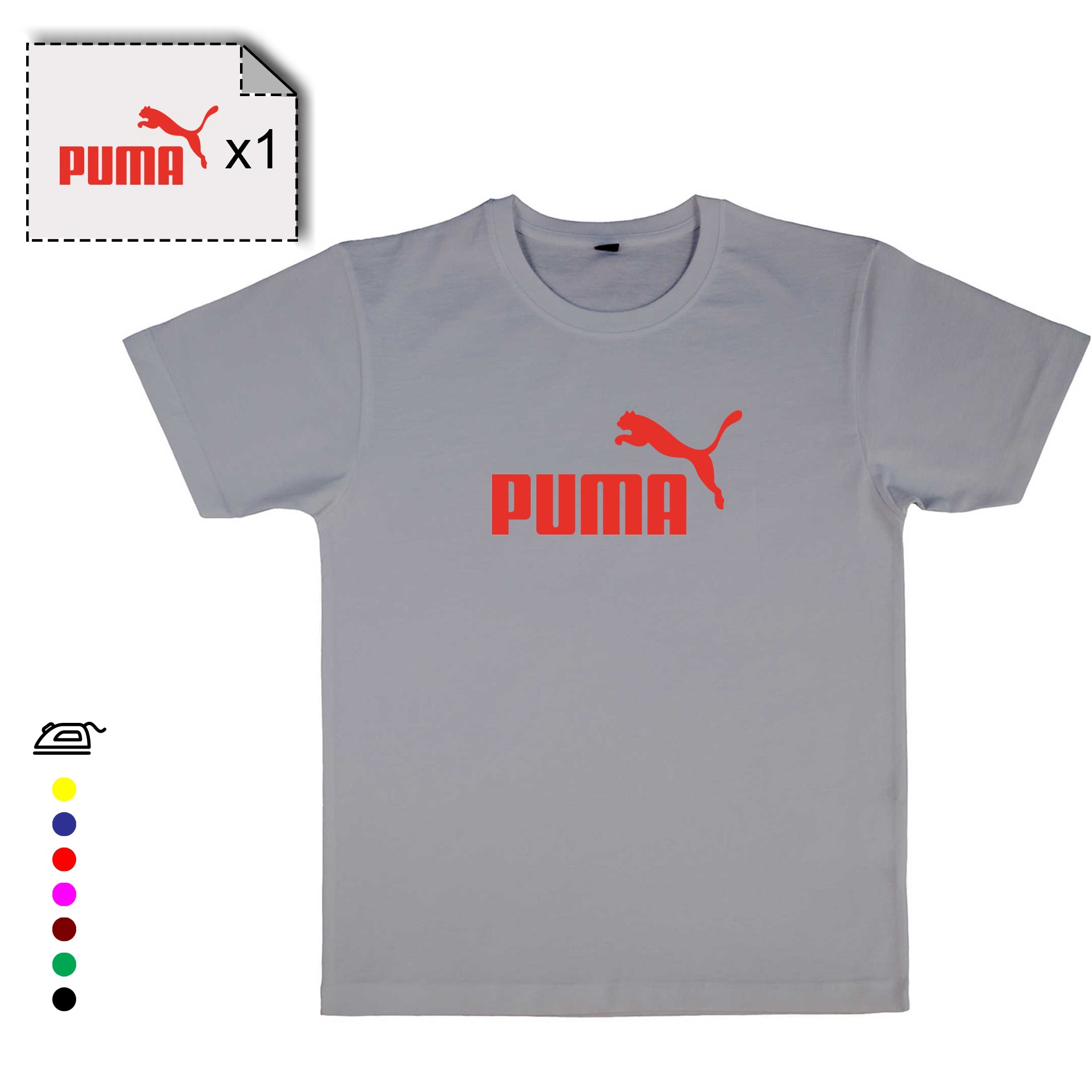 Sticker PUMA logo transfert thermocollant – Customisation Club