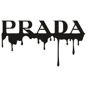 Prada Drip Logo Iron-on Sticker (heat transfer)