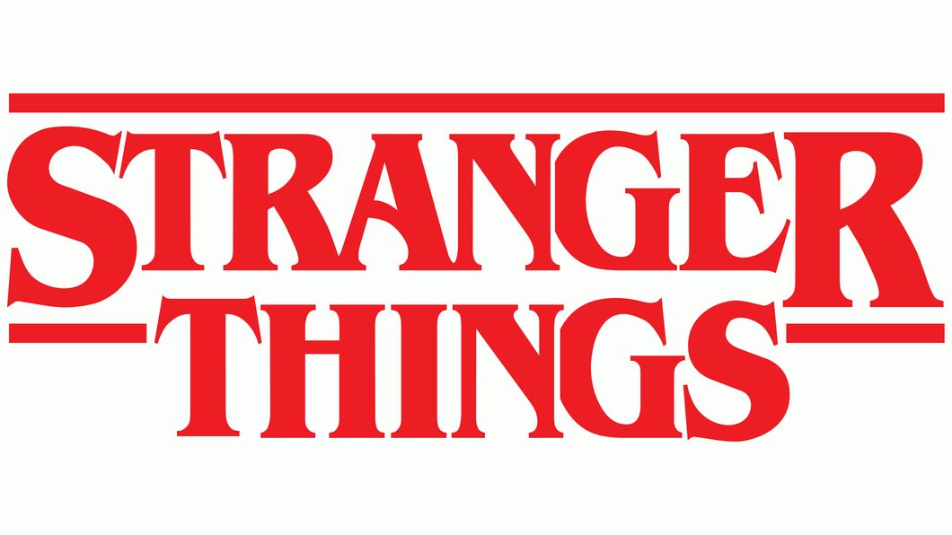 Stranger Things logo Iron-on Decal (heat transfer)