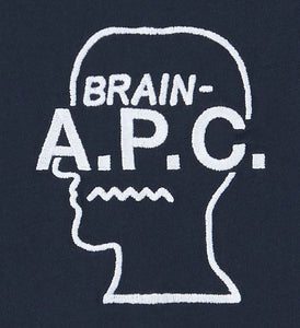 A.P.C x Brain Dead collab' logo sticker pour textile
