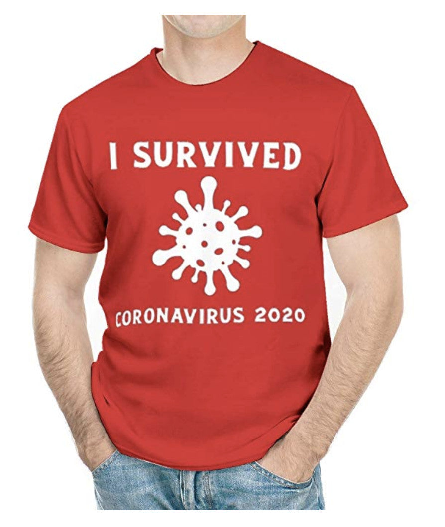 T-shirt I survived coronavirus