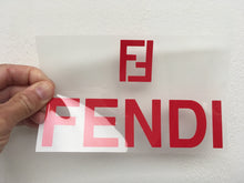 Cargar imagen en el visor de la galería, Fendi Logo Iron-on Sticker (heat transfer)